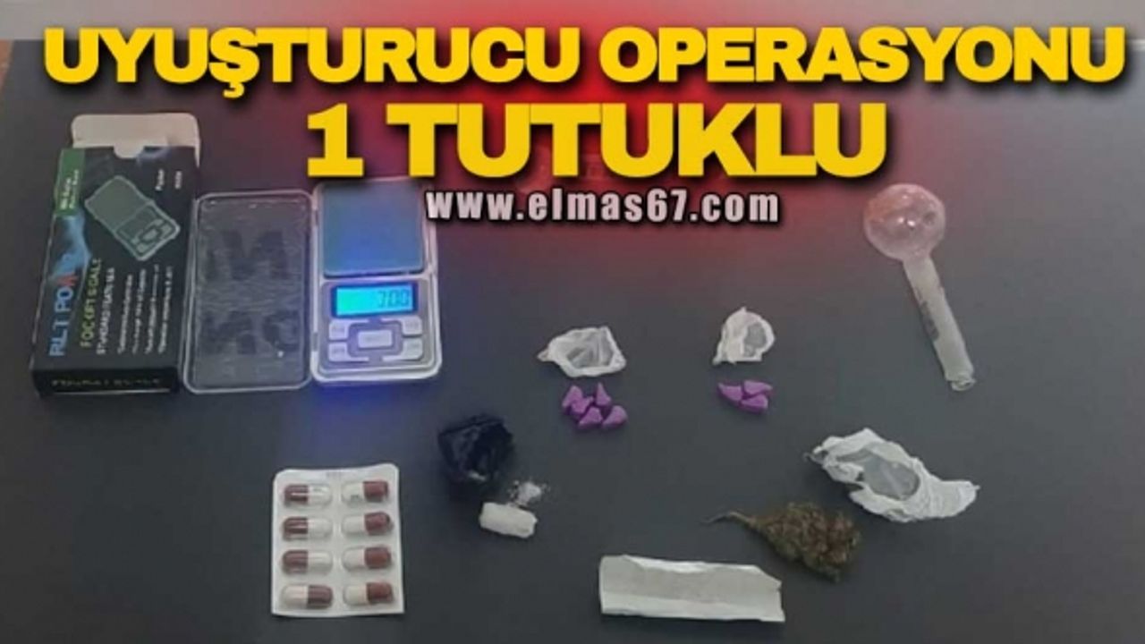 Uyuşturucu operasyonu: 1 tutuklu!