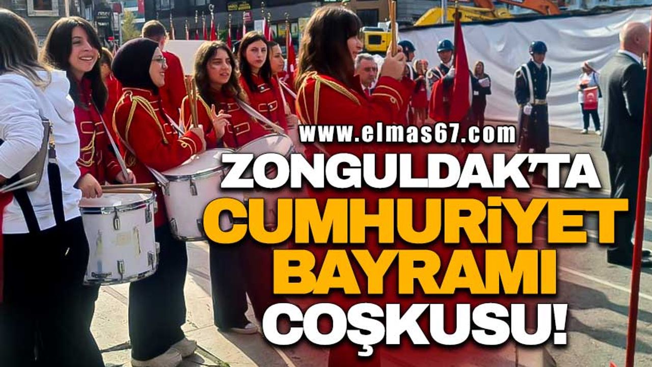 Zonguldak'ta Cumhuriyet Bayramı coşkusu!