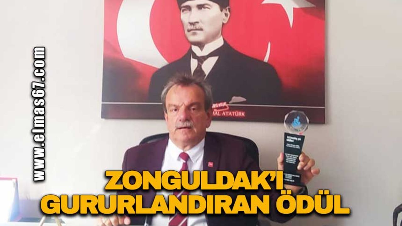 Zonguldak’ı gururlandıran ödül
