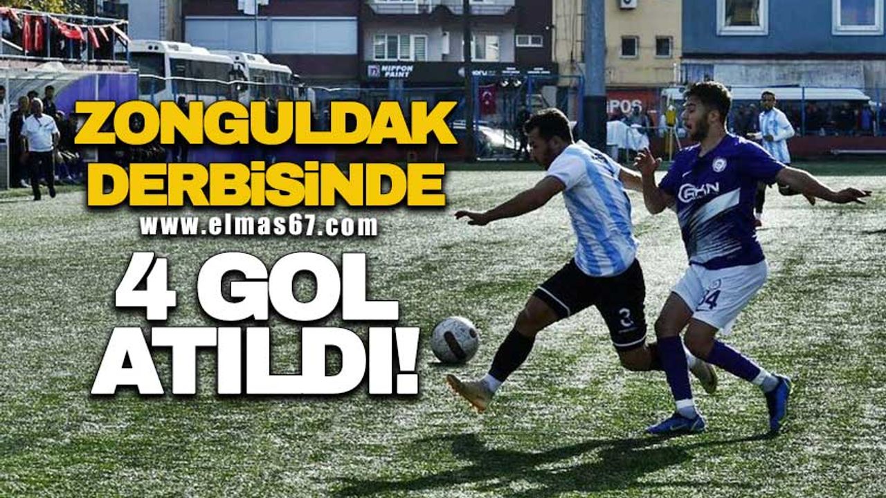 Zonguldak derbisinde 4 gol atıldı