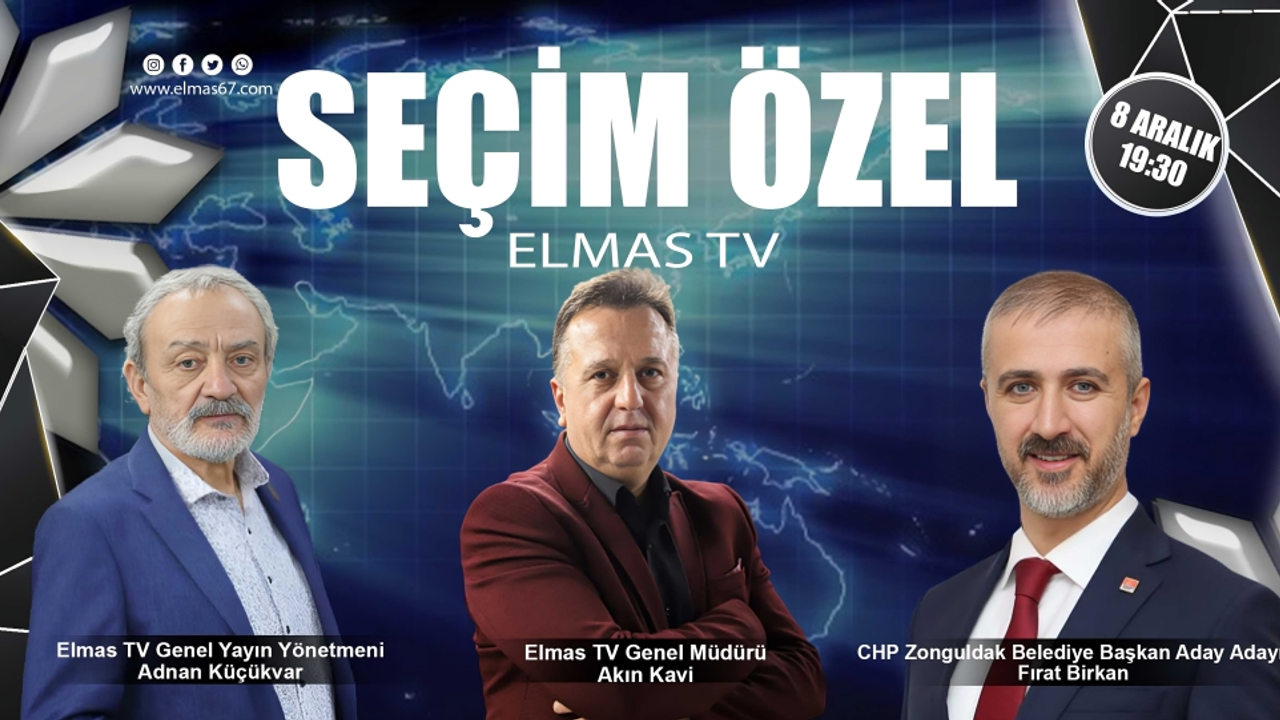 Seçim özel Bu akşam 19:30'da Elmas TV'de