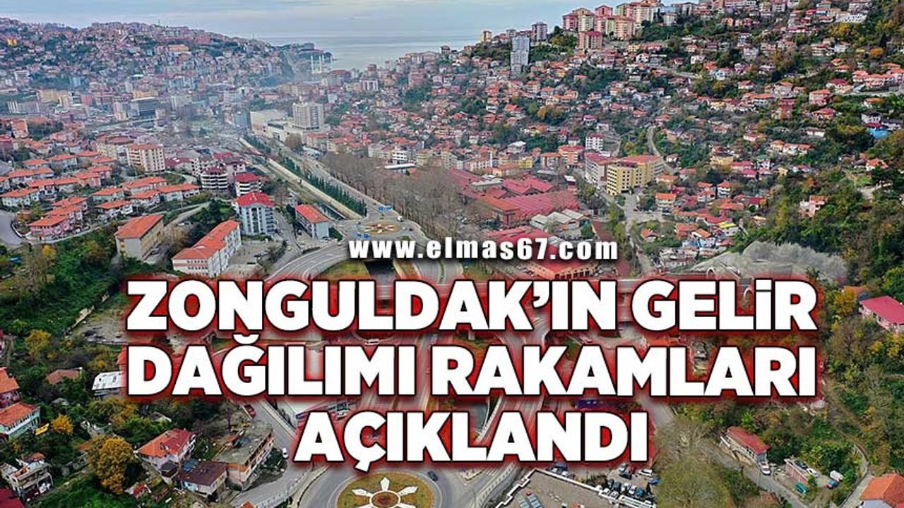 Zonguldak’ın gelir dağılımı rakamları açıklandı