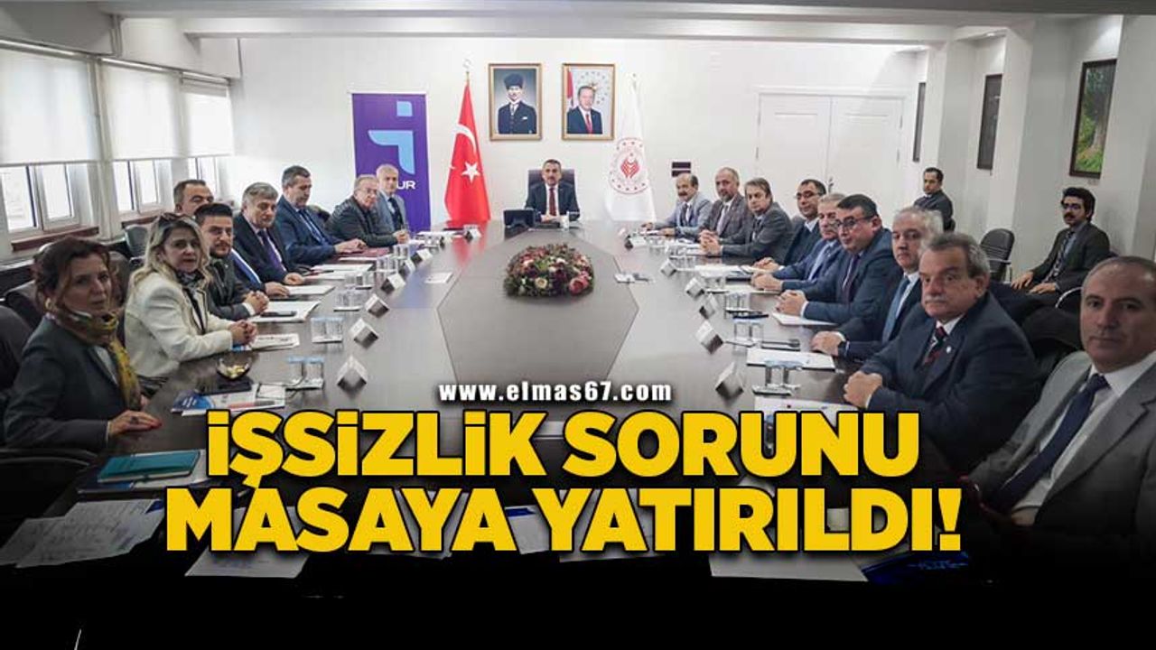 Zonguldak’taki işsizlik sorunu masaya yatırıldı