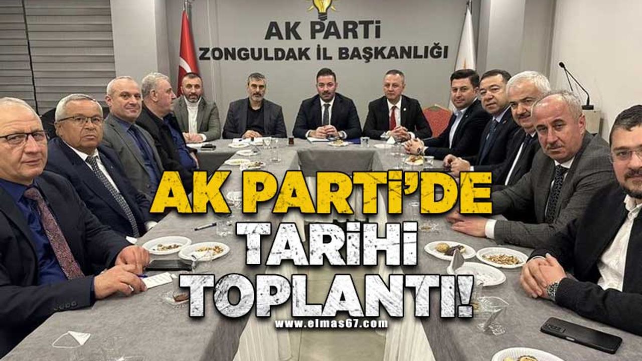 AK Parti'de tarihi toplantı!