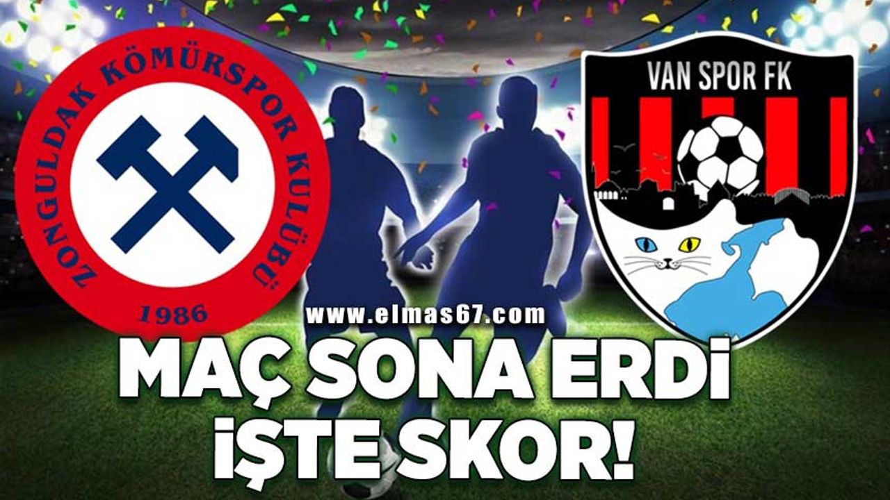 Zonguldak Kömürspor-Vanspor maç sona erdi! İşte skor