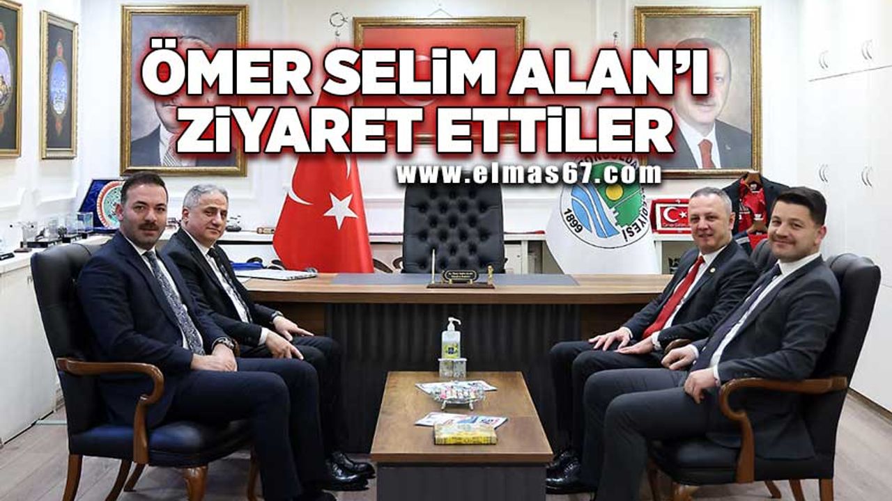 AK Parti heyeti Ömer Selim Alan’ı ziyaret etti