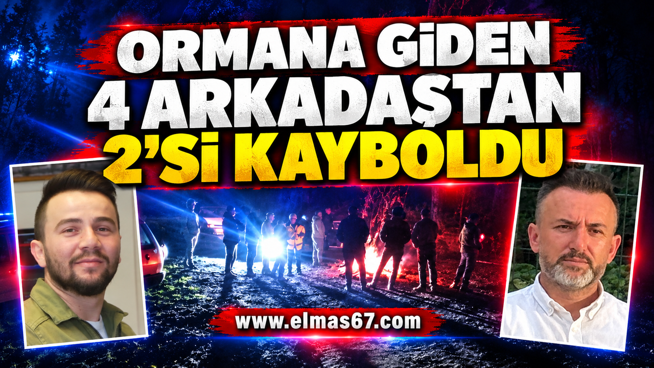 Bartın'da mantar toplamaya ormana giden 4 arkadaştan 2'si kayboldu