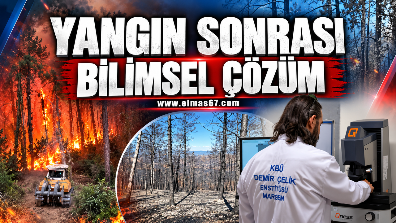 KBÜden yangın sonrası ormanların ekonomik ve ekolojik kaybına bilimsel çözüm