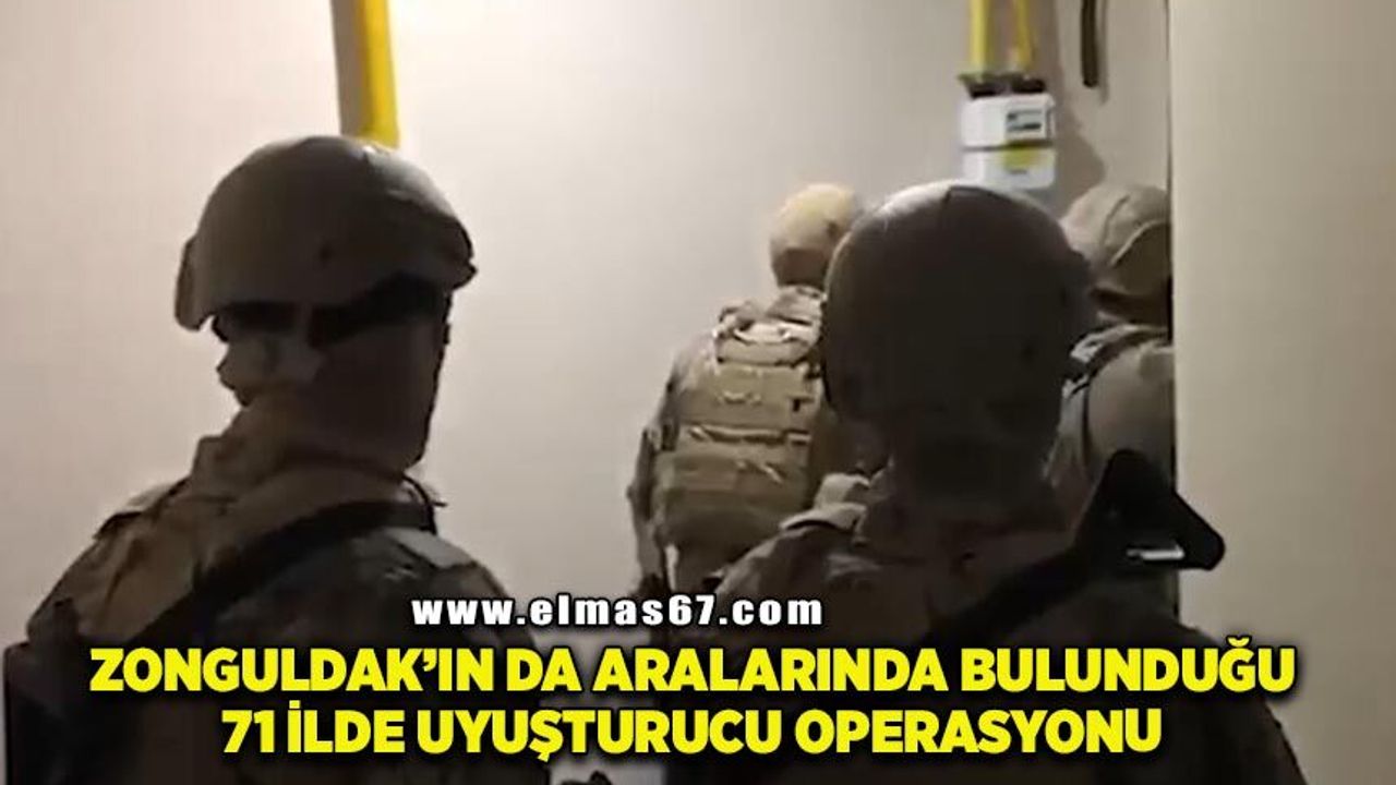 Ordu’nun da Aralarında Olduğu 71 İlde Uyuşturucu Satıcılarına Operasyon