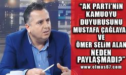 "AK Parti'nin kamuoyu duyurusunu Mustafa Çağlayan ve Ömer Selim Alan neden paylaşmadı?"