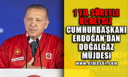 1 yıl süreyle ücretsiz  Cumhurbaşkanı Erdoğan'dan doğalgaz müjdesi