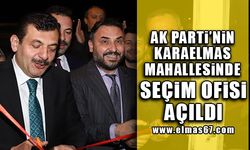 AK Parti’nin Karaelmas Mahallesinde seçim ofisi açıldı