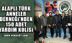 Alaplı Türk Anneler Derneği'nden 150 adet yardım kolisi