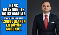 Genç adaydan ilk açıklama... "Zonguldak'ın en büyük sorunu...