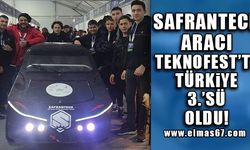 Safrantech aracı TEKNOFEST'te Türkiye 3.'sü oldu