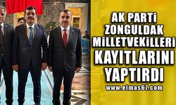 Ak Parti Zonguldak Milletvekilleri Kayıtlarını Yaptırdı