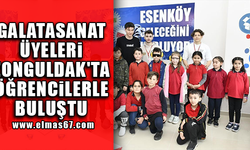 Galatasanat üyeleri Zonguldak'ta öğrencilerle buluştu