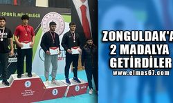 Zonguldak'a 2 madalya getirdiler