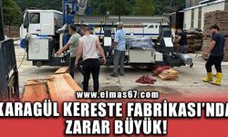 Karagül Kereste Fabrikası’nda zarar büyük!