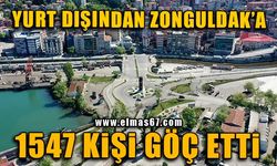 Yurt dışından Zonguldak'a bin 547 kişi göç etti