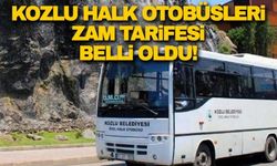 Kozlu Halk Otobüsleri Zam Tarifesi Belli Oldu!