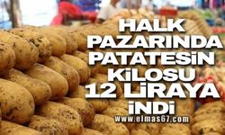 Halk pazarında patatesin kilosu 12 liraya indi