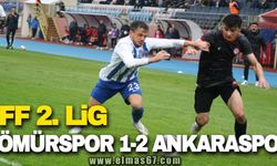 TFF 2. Lig: Zonguldak Kömürspor: 1 - Ankaraspor: 2