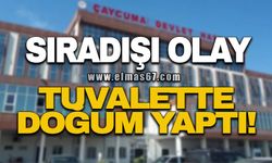 SIRADIŞI OLAY! TUVALETTE DOĞUM YAPTI!