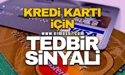 Kredi kartı için tedbir sinyali