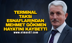 Terminal Taksi esnaflarından Mehmet Gökmen hayatını kaybetti