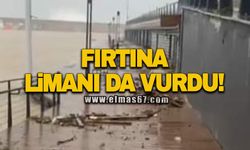 Fırtına limanı da vurdu!