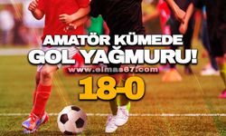 Amatör kümede gol yağmuru: 18-0