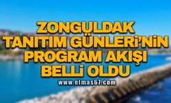 Zonguldak Tanıtım Günleri'nin program akışı belli oldu