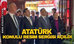 Atatürk konulu resim sergisi açıldı