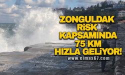 Zonguldak risk kapımızda: 75 kilometre hızla geliyor!