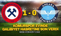 Zonguldak Kömürspor galibiyet hasretine son verdi!
