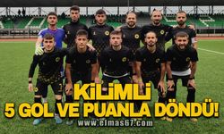 Kilimli 5 gol ve 3 puanla döndü!