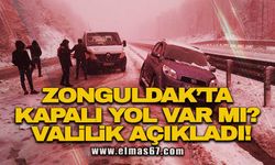 Zonguldak’ta kapalı yol var mı? Valilik açıkladı