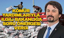 Kömür yardımlarıyla ilgili bakanlığa soru önergesi verdi