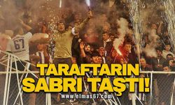 Taraftarın sabrı taştı!