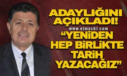 Adaylığını açıkladı! “Yeniden hep birlikte tarih yazacağız”