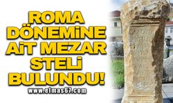 Kastamonu’da yapılan kazıda Roma dönemine ait mezar steli bulundu!
