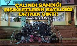 ÇALINDI SANDIĞI BİSİKLETLERİN SATILDIĞI ORTAYA ÇIKTI!