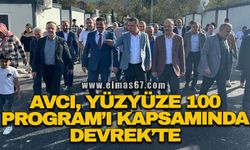 AVCI, YÜZYÜZE 100 PROGRAM’I KAPSAMINDA DEVREK’TE