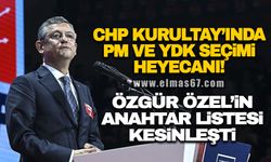 CHP Kurultay'ında PM ve YDK seçimi heyecanı! Özgür Özel'in anahtar listesi kesinleşti