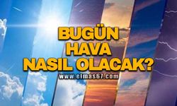 Bugün hava nasıl olacak!