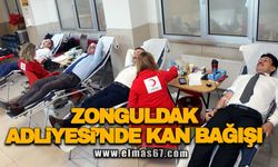 Zonguldak Adliyesi’nde kan bağışı