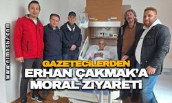 Gazetecilerden Erhan Çakmak’a moral ziyareti