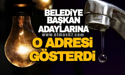 Belediye başkan adaylarına o adresi gösterdi!