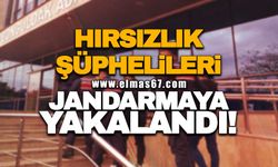 Hırsızlık şüphelileri jandarmaya yakalandı